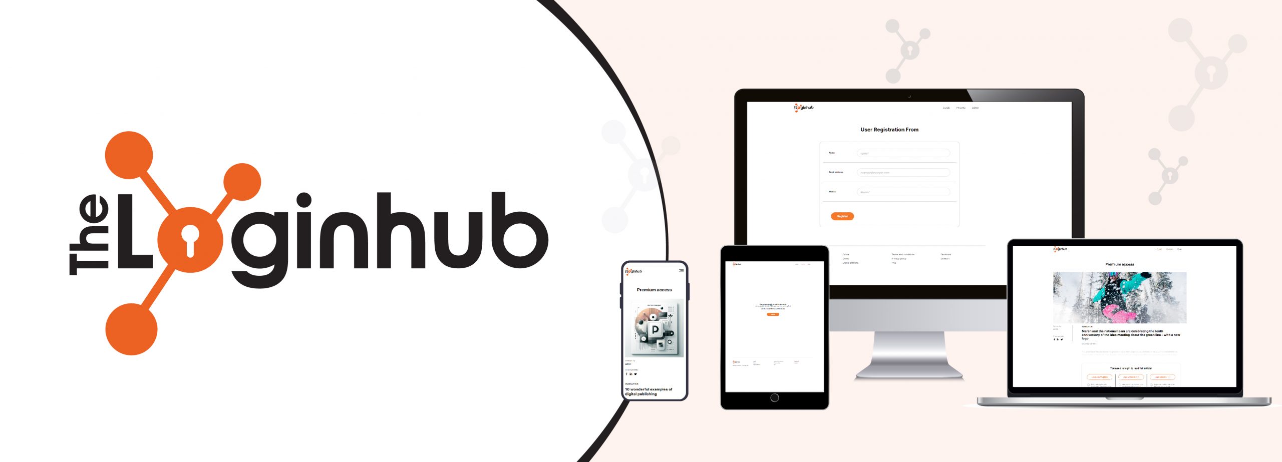 The Loginhub ad banner