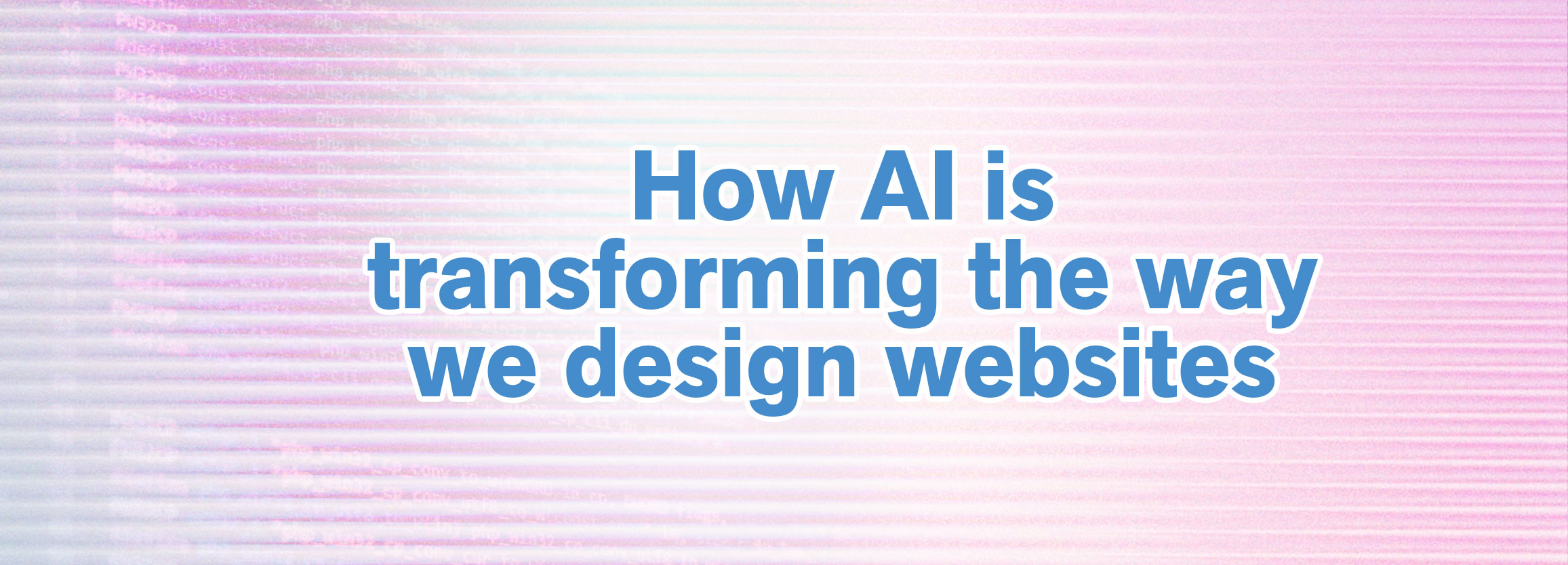 web transformation with AI