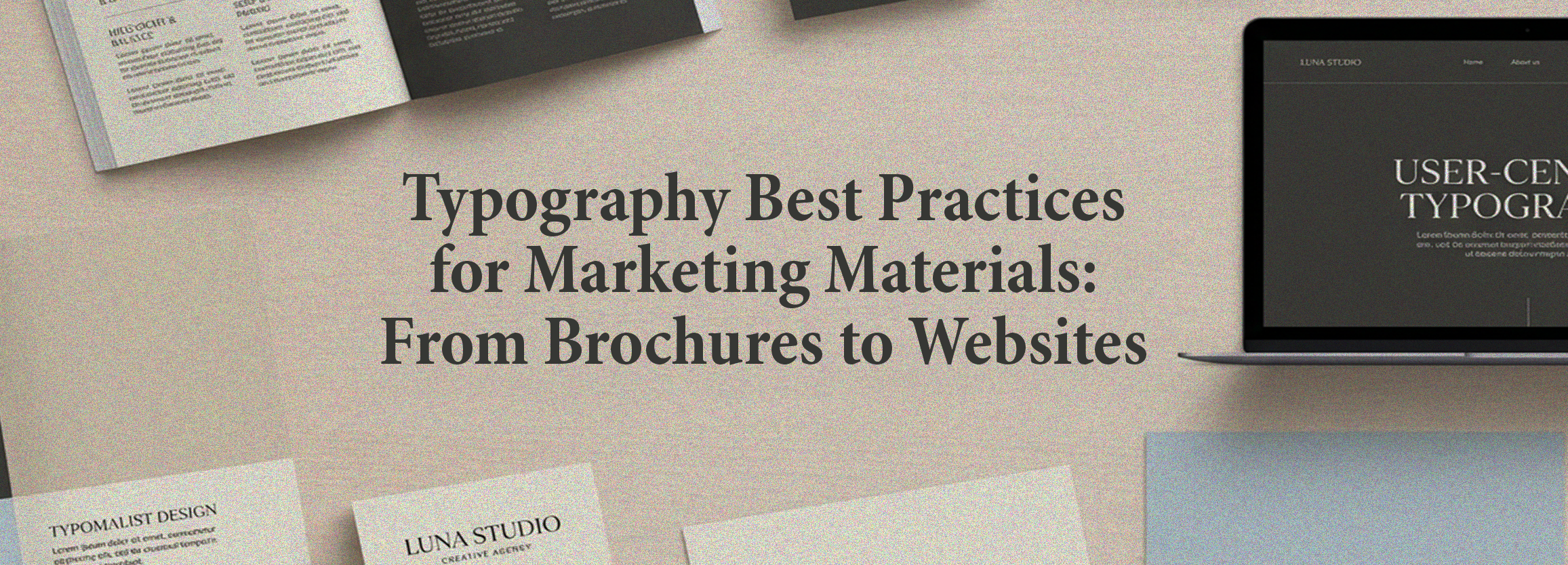Typography Best Practices for Marketing Materials: From Brochures to Websites